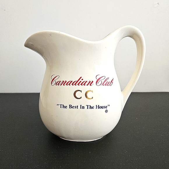 Vintage Barware Canadian Club Whiskey Pitcher - Picture 4 of 8